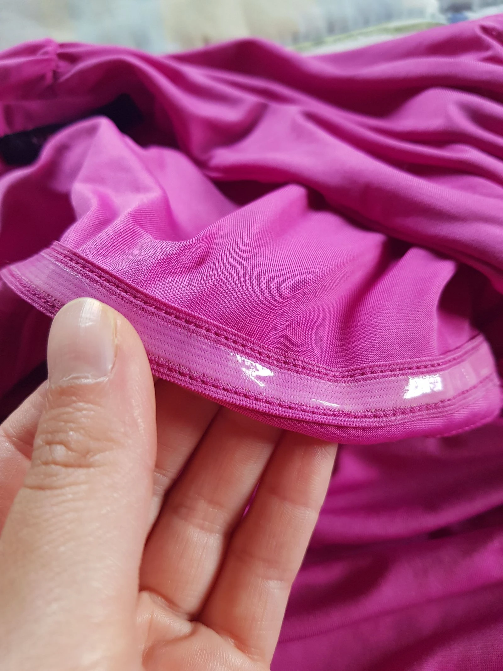 Robe curta bustier justa com babados Morgan – photo 3